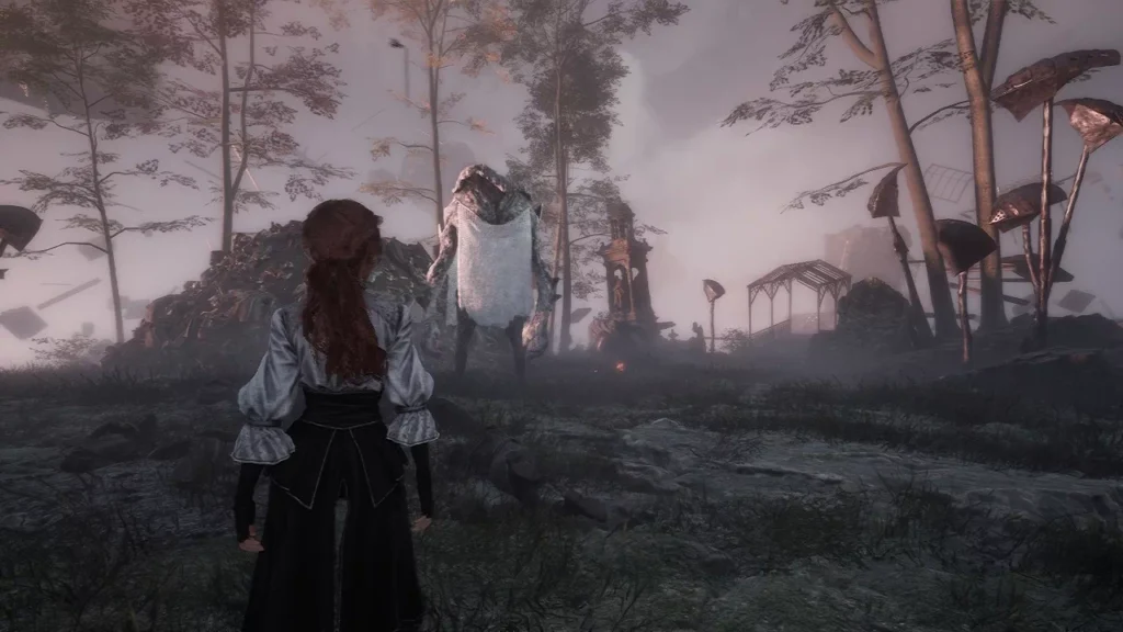 浮かぶ墓場にいるネヴロンクエストのシャリエ