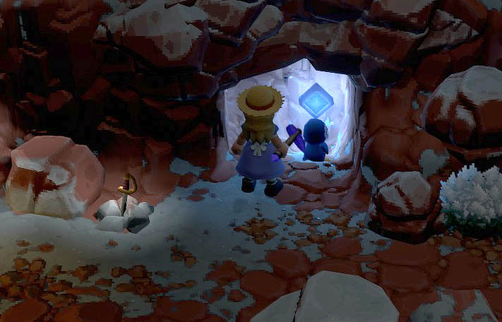 Frozen Mountain Pass Entrance c crystal #9