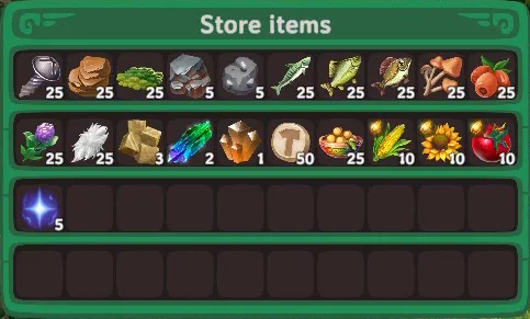 Store Items