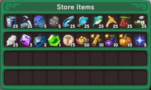 Store Items