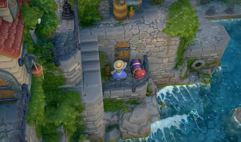 The Purple Chest Near the bar