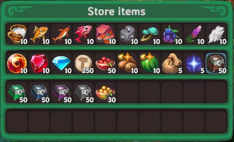 Store Items