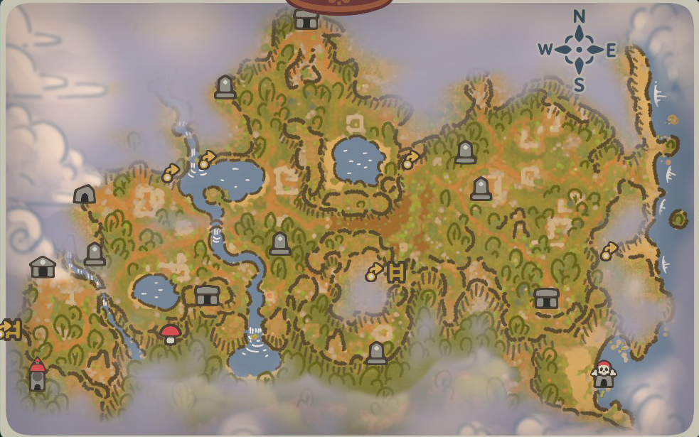 森の地図